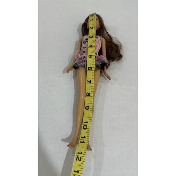 Vintage Barbie & Ballerina Tutu Genuine Barbie Fabric~1999 Body/2003 Head Mattel - Picture 5 of 14